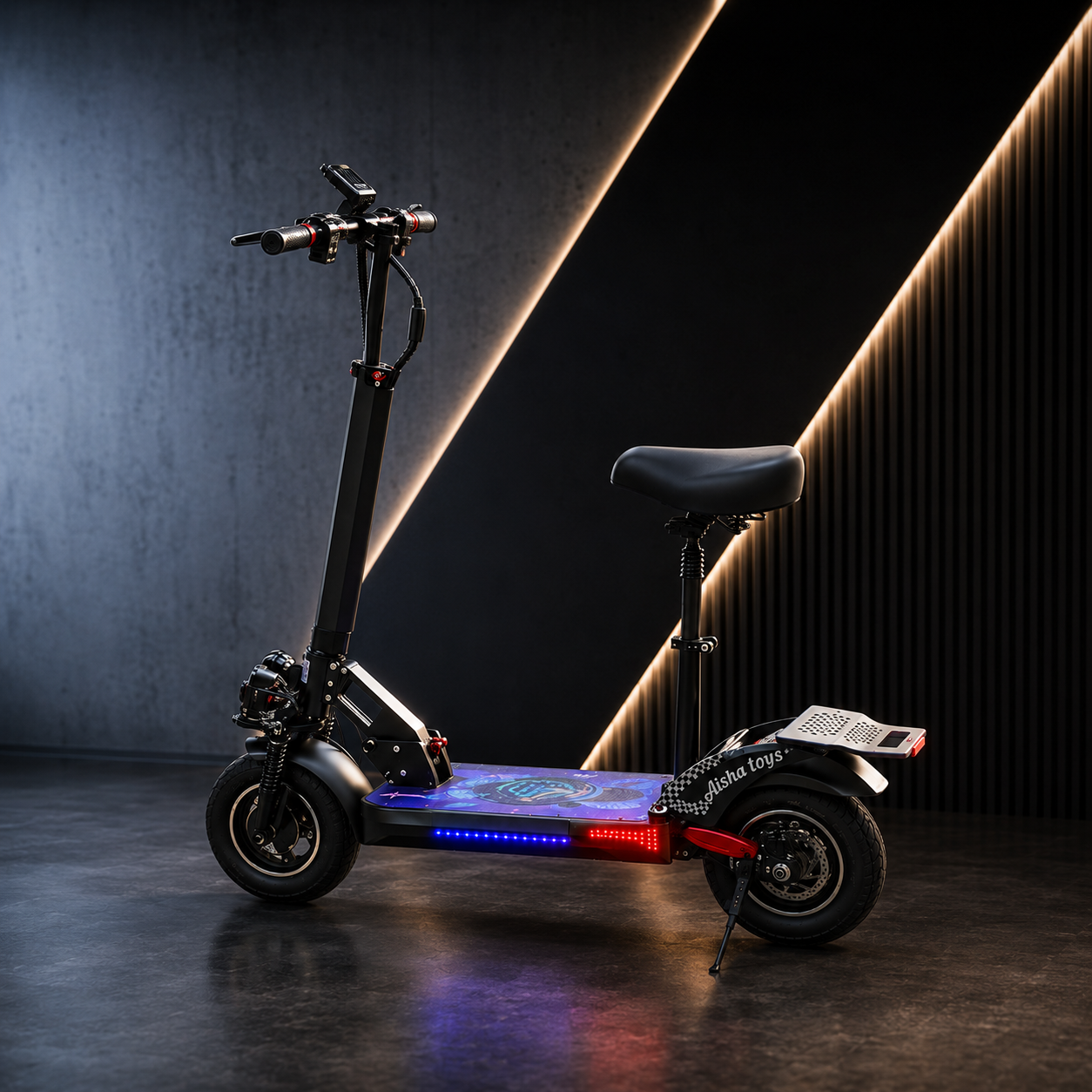 Electric Scooty With Brake Powerful Battery Smart Riding