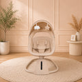Luxury Baby Swing Chair Comfortable Infant Rocking Seat with Safety Harness