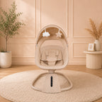 Luxury Baby Swing Chair Comfortable Infant Rocking Seat with Safety Harness