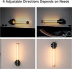 Magnetic Wall Stick LED Light Touch Control Cordless Night Lamp
