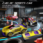 Interactive Infrared Gun Shooting RC Car With Lights Sound Effects Toy