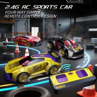 Interactive Infrared Gun Shooting RC Car With Lights Sound Effects Toy