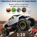 Large Wheel 4WD RC Climbing Truck LED Off Road Pickup Toy