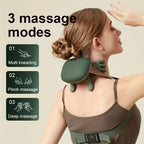 Rechargeable Neck Shoulder Massager Heat Five Finger Cervical Relaxation