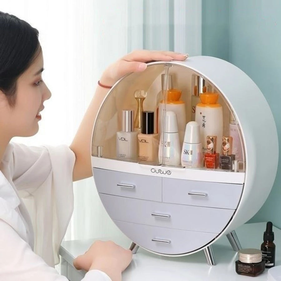 Desktop Acrylic Makeup Organizer Jewelry Skincare Cosmetic Storage Drawer Box