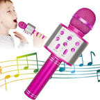 Wireless Bluetooth Karaoke Microphone 5-in-1 Speaker Kids Portable