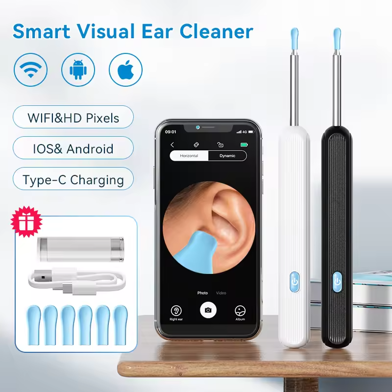 Wireless Ear Wax Cleaner Camera Endoscope Safe Ear Cleaning Tool