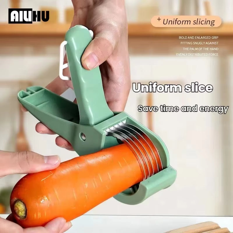 Stainless Steel Vegetable Fruit Slicer Multi Functional Kitchen Tool