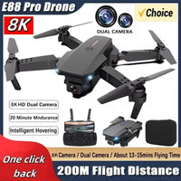 Foldable E88Pro RC Drone With Camera