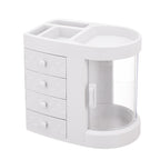 Acrylic Makeup Organizer with Drawer | Modern Skincare Storage Box