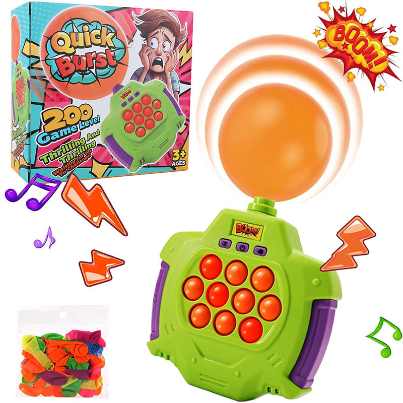 Kids Fast Push Bubble Fidget Game Stress Relief Interactive Toy Machine