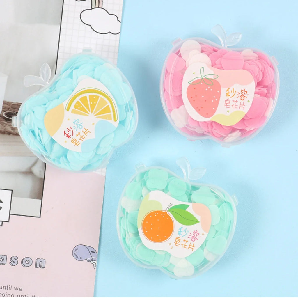 Portable Disposable Mini Soap Sheets Travel Hand Washing Cleaning