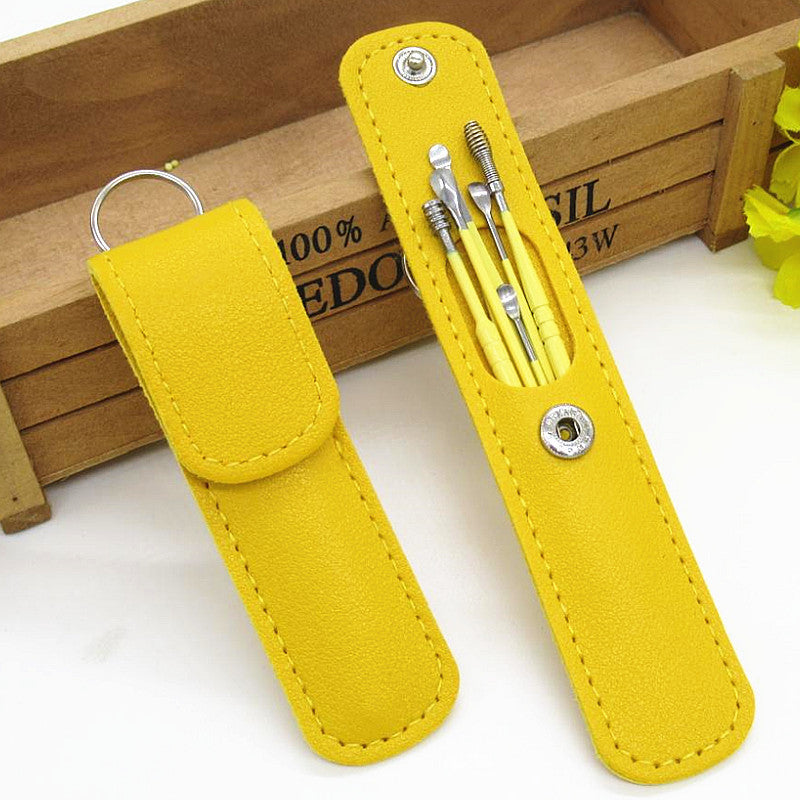 6 Pcs Stainless Steel Ear Wax Remover Cleaning Tool Kit