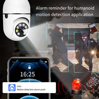 WiFi Bulb Security Camera Night Vision HD Smart Surveillance Monitoring Device