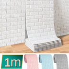 3D Brick Wallpaper Self Adhesive Waterproof Wall Sticker Home Decor