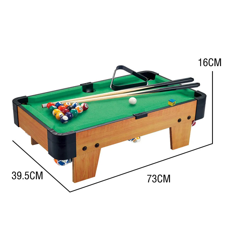 Mini Tabletop Billiards Game Indoor Small Snooker Pool Table Fun