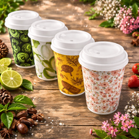Reusable Bamboo Fiber Coffee Cup with Lid | Eco-Friendly Travel Mug