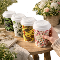 Reusable Bamboo Fiber Coffee Cup with Lid | Eco-Friendly Travel Mug