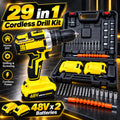 29-in-1 Cordless Drill 48V Dual Battery Plastic Chuck
