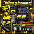 29-in-1 Cordless Drill 48V Dual Battery Plastic Chuck