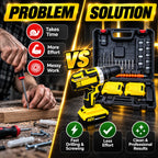 29-in-1 Cordless Drill 48V Dual Battery Plastic Chuck