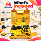 29-in-1 Cordless Drill Kit with 48v Battery & Accessories