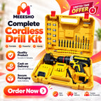 29-in-1 Cordless Drill Kit with 48v Battery & Accessories