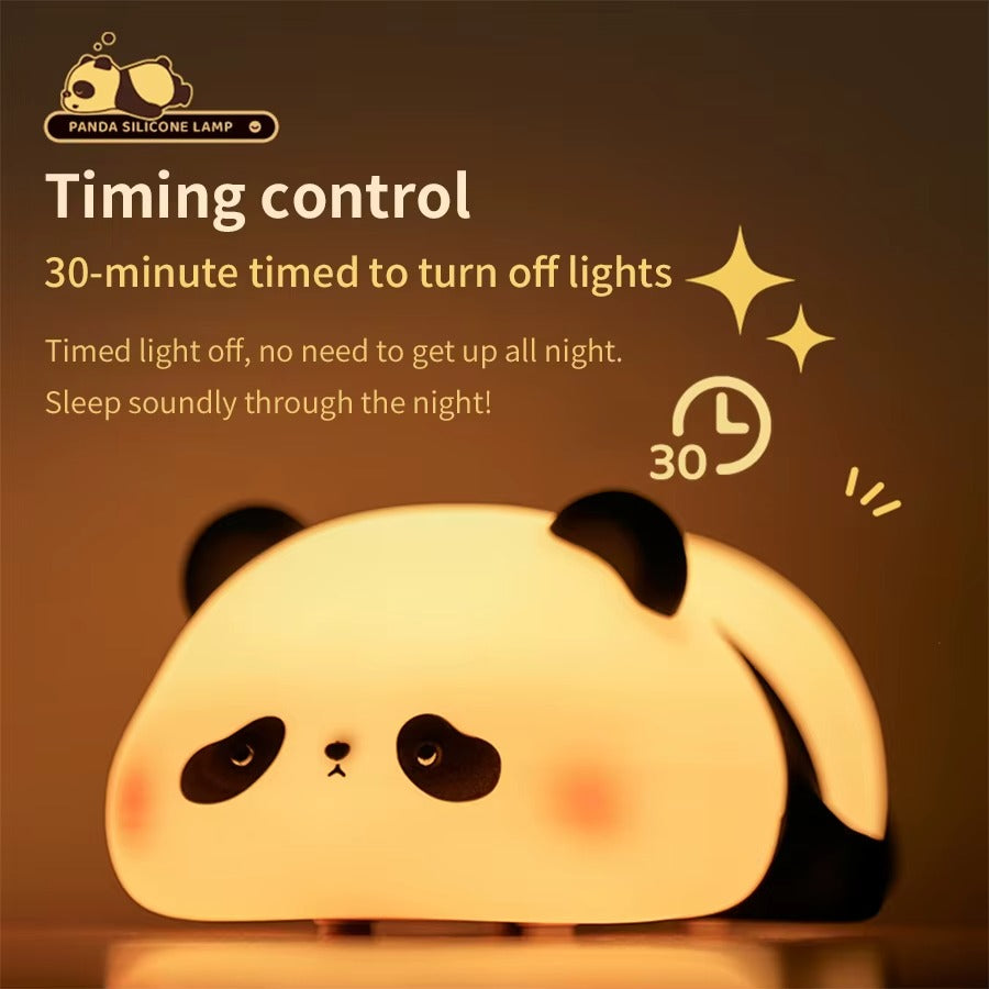 Rechargeable Panda Night Light Touch Sensor LED Dimmable Lamp