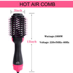 4-in-1 Hair Dryer Brush Volumizer Straightener Styling Tool