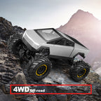 Large Wheel 4WD RC Climbing Truck LED Off Road Pickup Toy