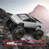 Large Wheel 4WD RC Climbing Truck LED Off Road Pickup Toy