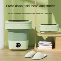 11L Portable Folding Washing Machine Mini Spin Dryer Travel