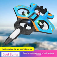 EPP Foam RC Fighter Drone Gravity Sensing Helicopter Jet Toy Lights