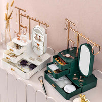 Jewelry & Makeup Organizer Box | Large Capacity Necklace & Cosmetic Storage Pakistan