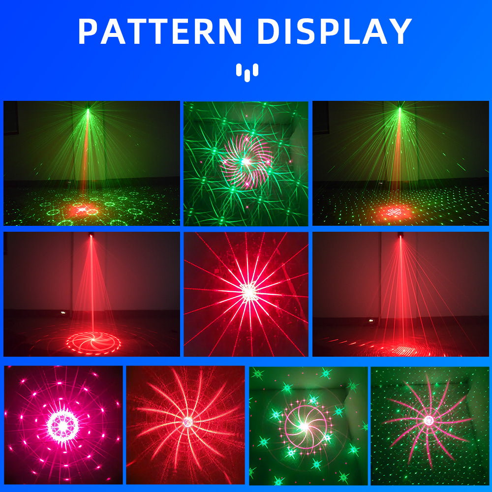 USB Laser Party Lights DJ Disco Projector Portable Light