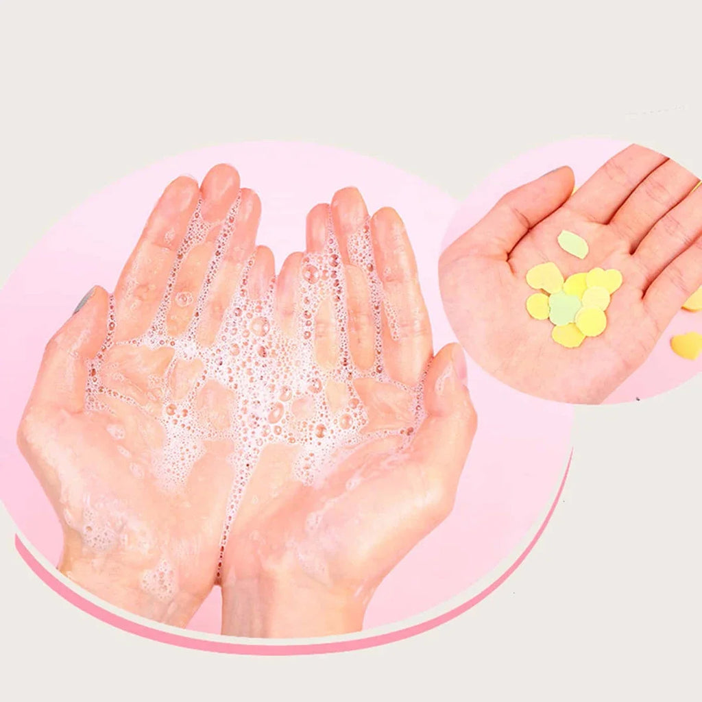 Portable Disposable Mini Soap Sheets Travel Hand Washing Cleaning