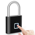 Fingerprint Smart Padlock USB Rechargeable Waterproof Anti Theft Lock