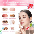 Facial Ice Roller Massager Puffiness Relief Cooling Beauty Therapy Tool