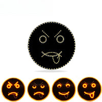 Car LED Expression Light Remote Control Rear Window Warning Display Accessory