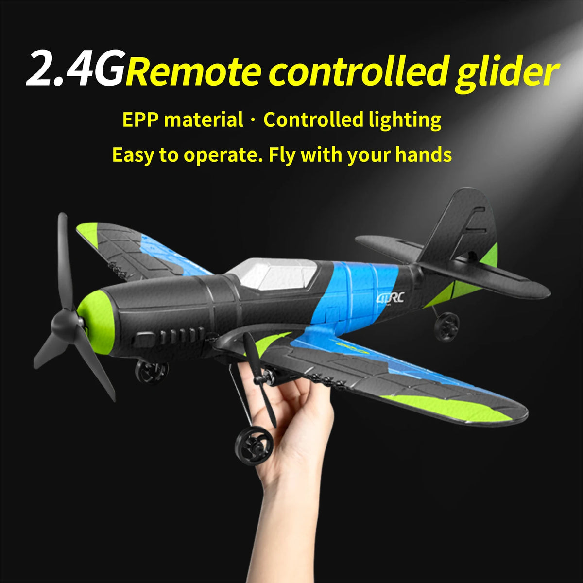 G8 RC Fighter Plane LED Remote Control EPP Foam Glider Aircraft
