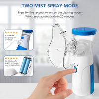 Portable Medical Mesh Nebulizer Silent Ultrasonic Steam Inhaler For Families
