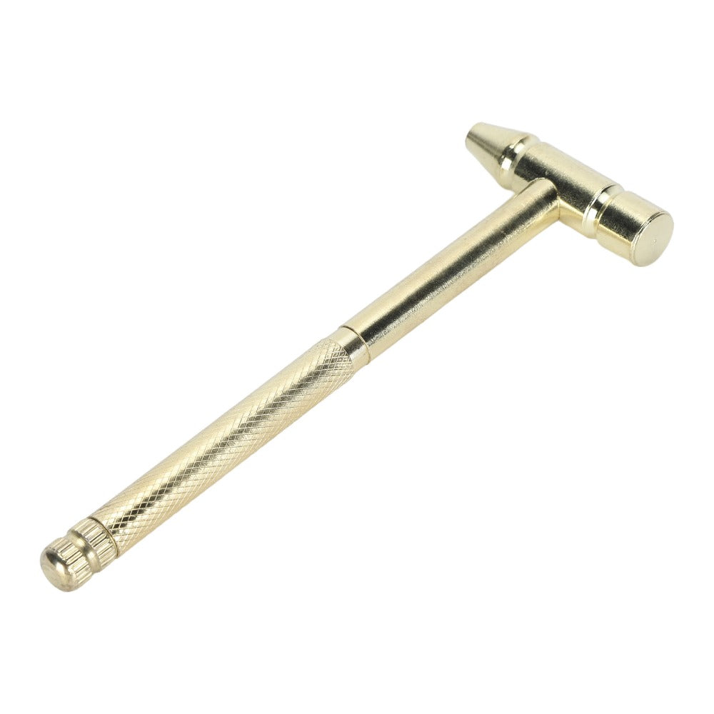 6-in-1 Mini Brass Hammer Set – Portable Gold Claw Hammer for Watch & Jewelry Repair