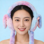 Soft Plush Rabbit Ear Muffs Warm Stylish Winter Protection