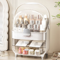 Luxury Cosmetics Storage Box High Capacity Dustproof Makeup Organizer Rack