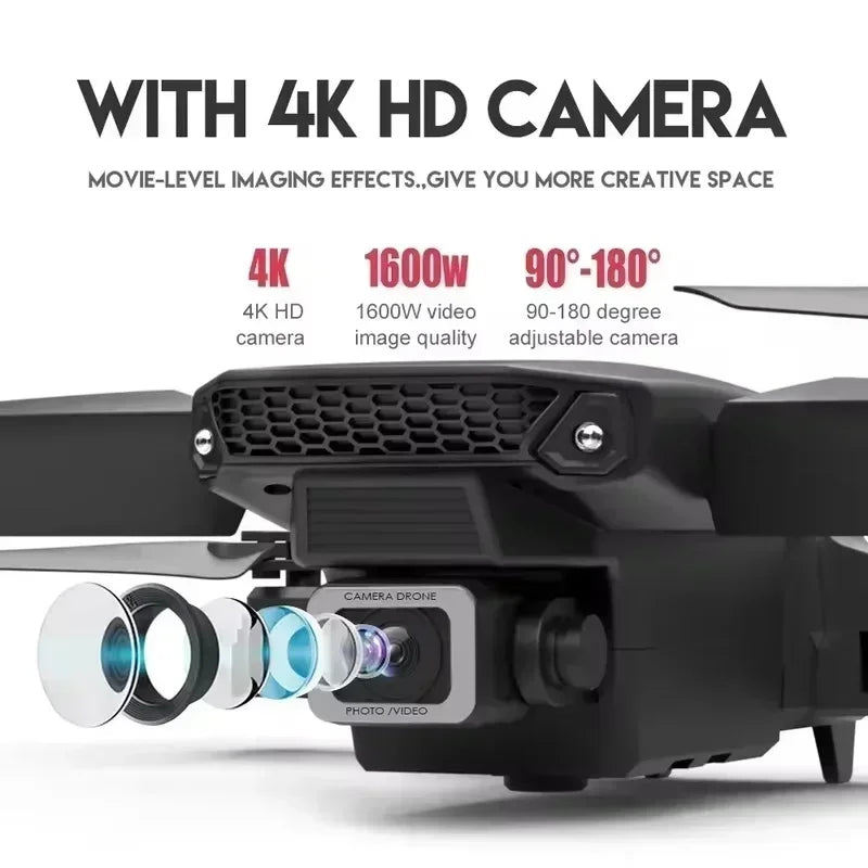 Foldable E88Pro RC Drone With Camera