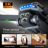 J6 Pro Drone 2026 FPV HD Camera Quadcopter Brushless Motor Optical Flow Positioning RC Drone for Kids Beginners Aerial Photography