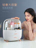 Transparent Cosmetic Storage Box Makeup Organizer Dust Proof Cosmetic Organizer