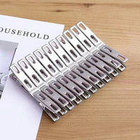 Stainless Steel Windproof Clothes Clips Heavy Duty Laundry Pegs