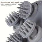 USB Rechargeable Handheld Head Massager Three Speed Kneading Relaxation Therapy Device