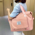 Foldable Large Capacity Travel Cloth Tote Multi Pocket Storage Bag